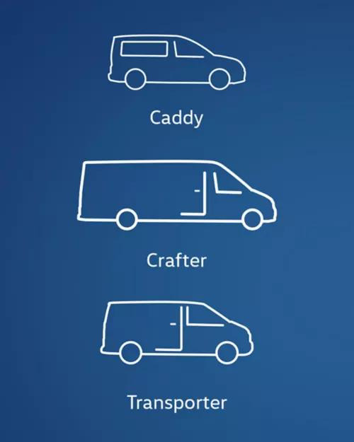 Caddy, Crafter y Transporter